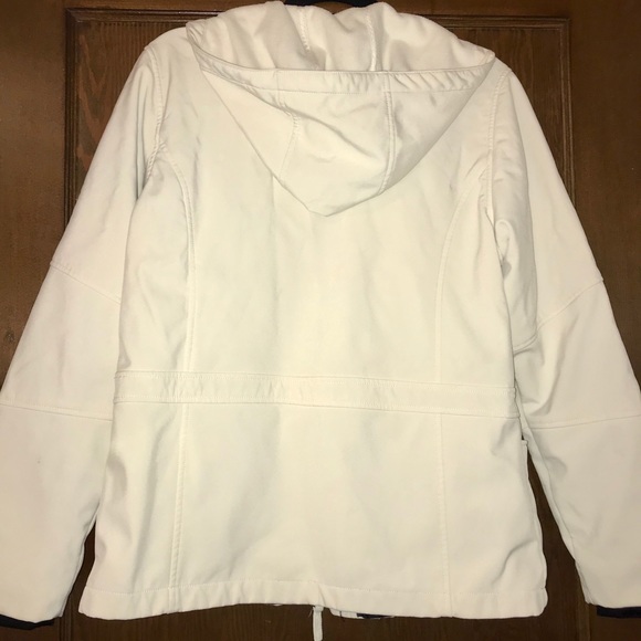 White/Cream Lightweight Winter Jacket - Size M - Picture 2 of 2